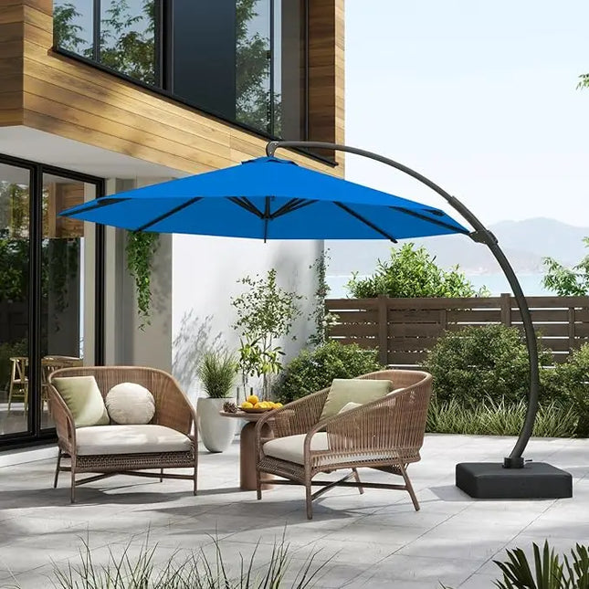 FurnitureZ l  11FT Cantilever Umbrella for Outdoor