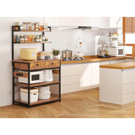FurnitureZ l Bakers Rack Kitchen Stan Storage for Kitchen, Dining Room