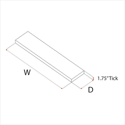 FurnitureZ l Rustic Style Solid Wood Floating Shelves for Kitchen