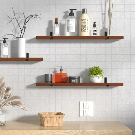 FurnitureZ l  Wall-Mounted Floating Shelf for Kitchen, Home Office