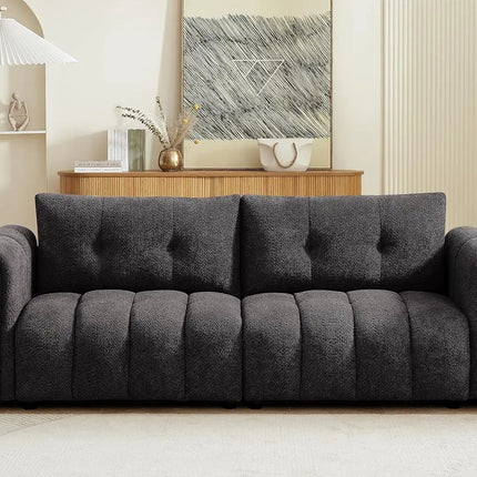 FurnitureZ l  91.5" Modern Boucle Sofas for Living Room