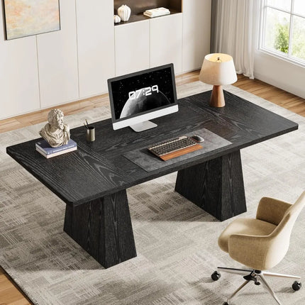 FurnitureZ l 63" Executive Desk for Home Office