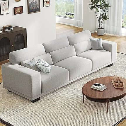 FurnitureZ l  89" 3 Seater Modern Sofa Couch for Living Room