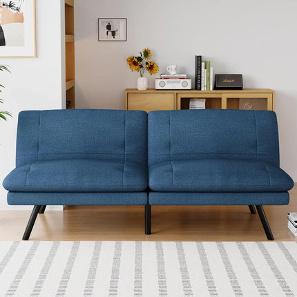 FurnitureZ l  Futon Sofa Bed Convertible Couch for Living Room