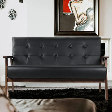 FurnitureZ l  Leather Sofa Couch Set for Home Officce