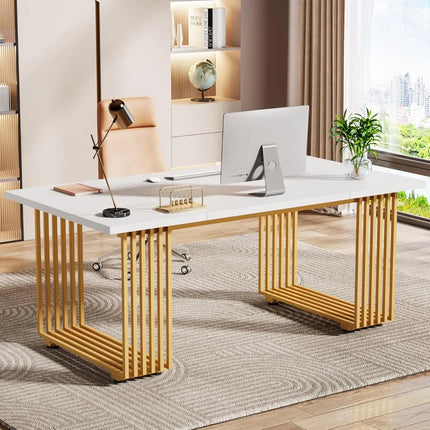 FurnitureZ l  70.9" Modern Office Desk for Home Office