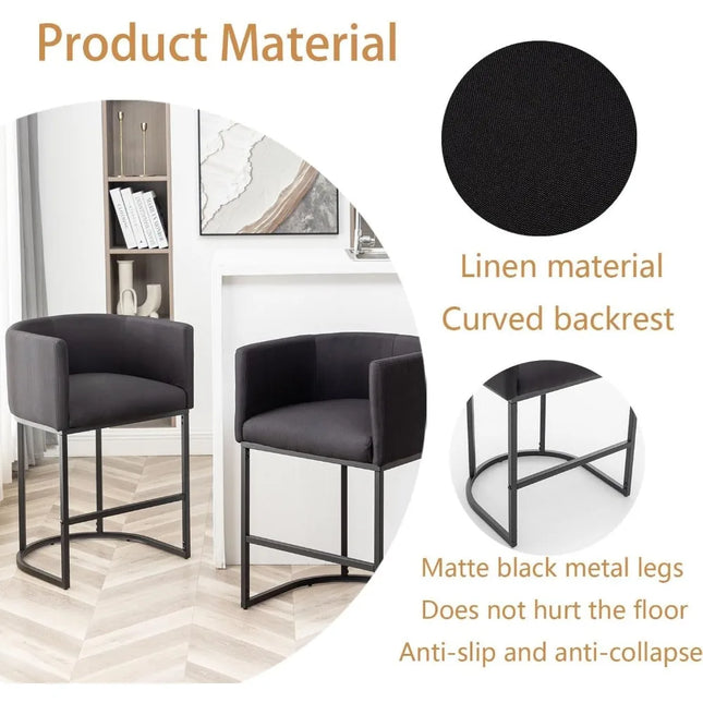 FurnitureZ l  Counter Height Bar Stools Set of 3 for Dining Room