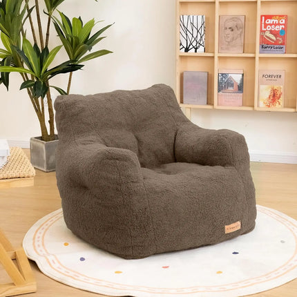 FurnitureZ l  Bean Bag Sofa with Tufted Soft Stuffed Filling for Bedroom