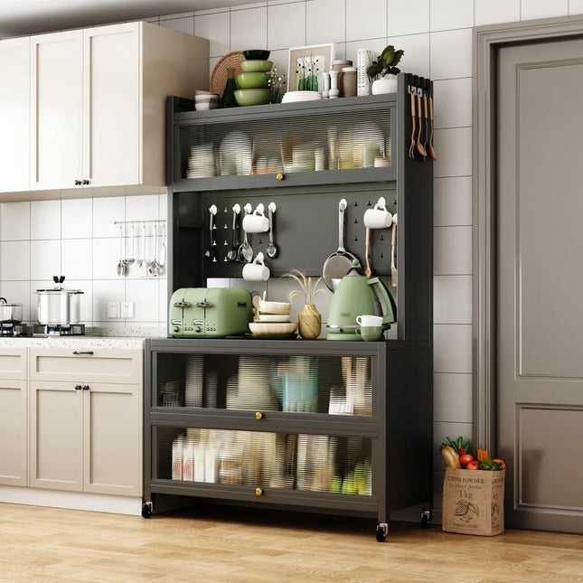 FurnitureZ l  Pantry Cabinet Storage for Kitchen, Dining Room