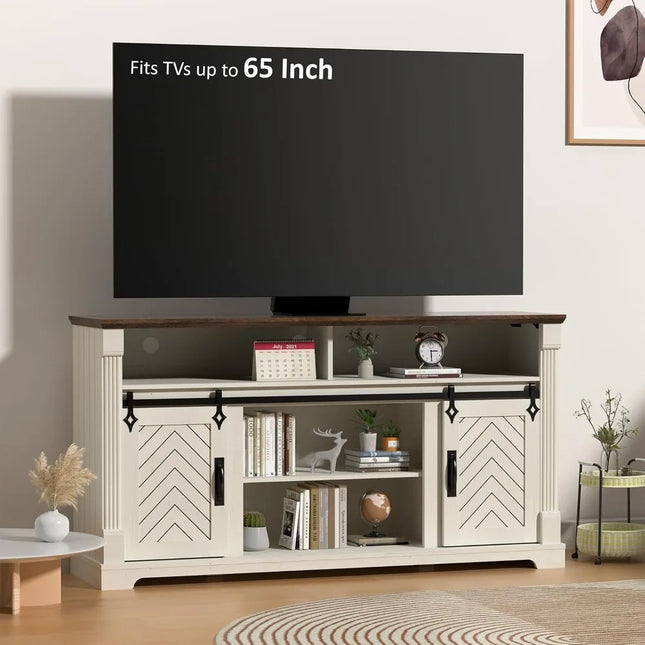 FurnitureZ l  Rustic 65+ Inch TV Stand for Living Room