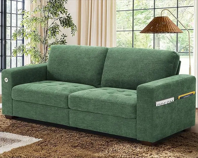 FurnitureZ l  Chenille Loveseat Couch Sofa Set for Living Room