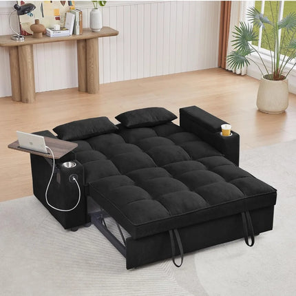 FurnitureZ l  3-in-1 Folding Convertible Sofa Bed for Bedroom