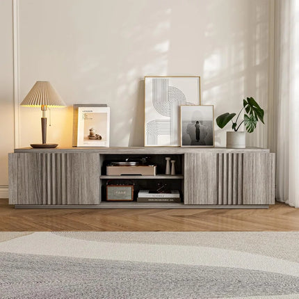 FurnitureZ l  70" BELLEZE TV Stand  for Living Room, Bedroom