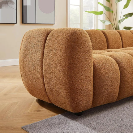 FurnitureZ l  88" Oversized Boucle Sofa for Living Room