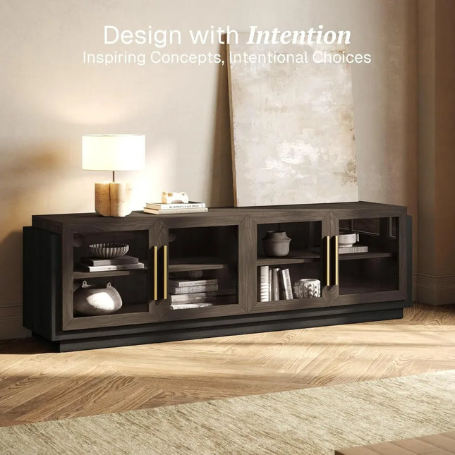 FurnitureZ l  70" Modern TV Stand for Living Room, Bedroom