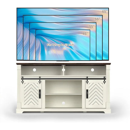 FurnitureZ l  Rustic 65+ Inch TV Stand for Living Room