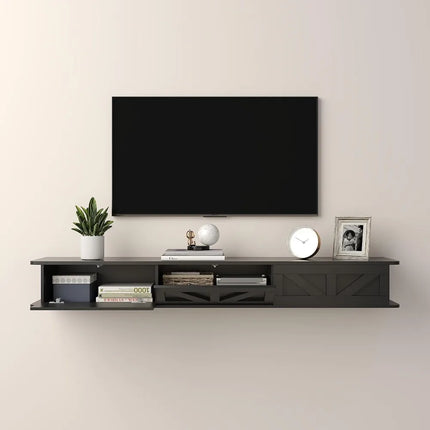 FurnitureZ l  Floating TV Stand for Living Room, Bedroom