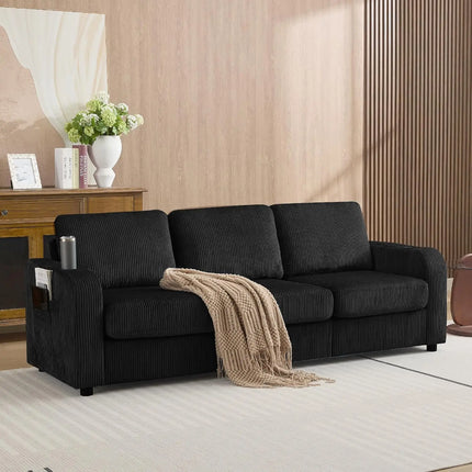 FurnitureZ l  87.4" Oversize 3 Seater Sofa for Living Room