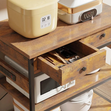 FurnitureZ l Bakers Rack Kitchen Stan Storage for Kitchen, Dining Room