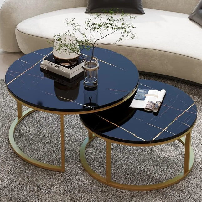 FurnitureZ l  Modern Nesting Coffee Tables Set for Living Room
