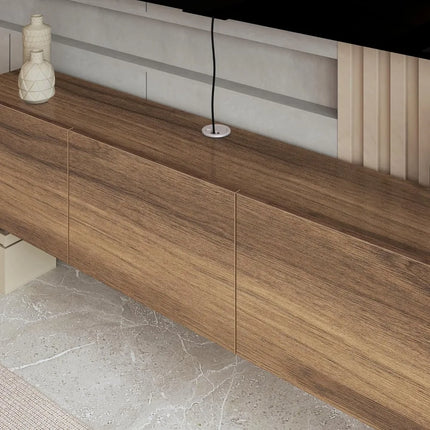 FurnitureZ l  Modern Mid-Century Floating TV Stand for Living Room, Bedroom