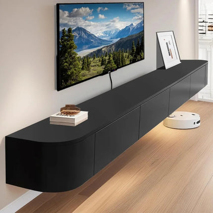 FurnitureZ l  Wall-Mounted TV Stand for Living Room, Bedroom