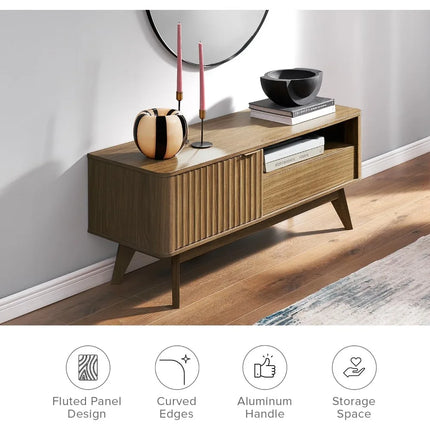 FurnitureZ l  Brooklyn Mid-Century Modern TV Stand for Living Room