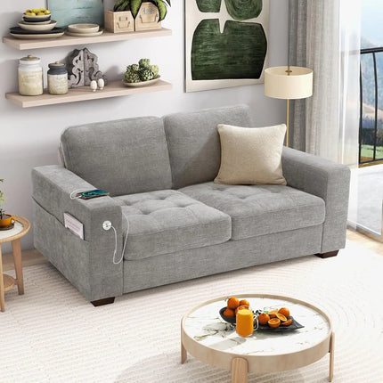 FurnitureZ l  89" Modern Comfy Sofa for Living Room