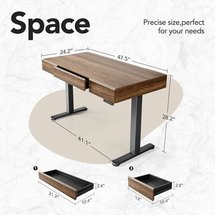 FurnitureZ l  Electric Standing Desk for Home Office