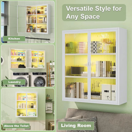 FurnitureZ l Wall Medicine Cabinet for Bathroom