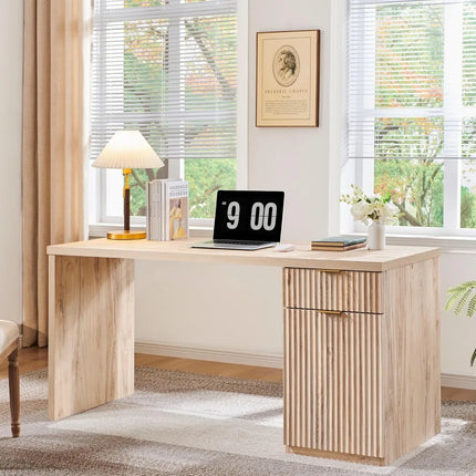 FurnitureZ l  60" Modern Executive Desk for Home Office