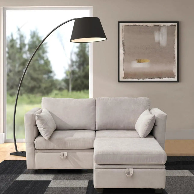 FurnitureZ l  Loveseat Sofa for Living Room