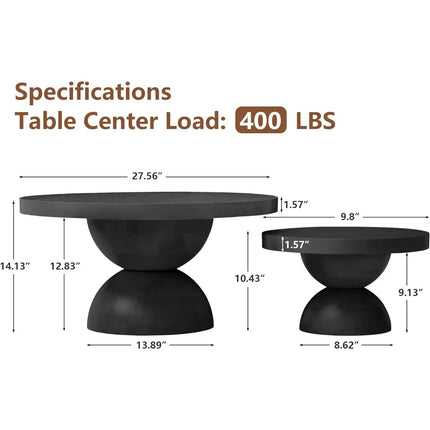 FurnitureZ l  Mid-Century Modern Nesting Coffee Tables for Living Room