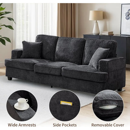 FurnitureZ l  89" Sofa Couch for Living Room