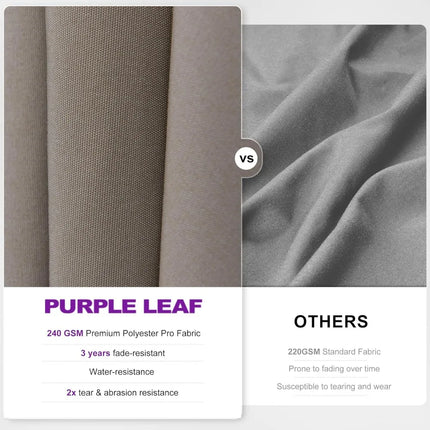 FurnitureZ l  10' X 6.5' Left-right Tilting Outdoor Patio Umbrella