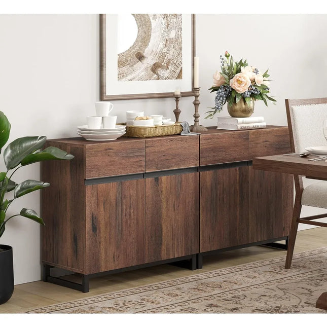 FurnitureZ l  Modern Multifunctional Sideboard Buffet Cabinet for Living Room, Dining Room