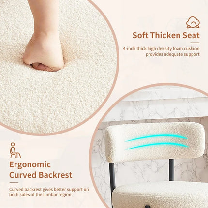 FurnitureZ l  24" Bar Stools Set of 2 for Dining Room