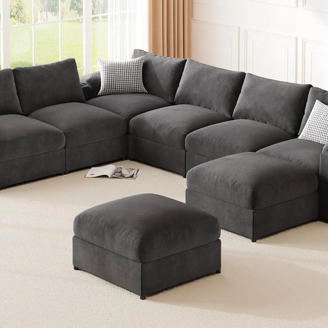 FurnitureZ l  Modular Sectional Sofa Couch for Living Room