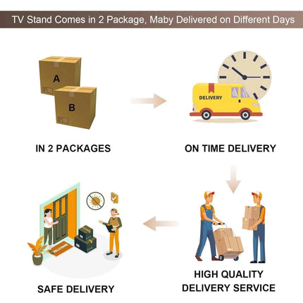 FurnitureZ l  80" Farmhouse Style TV Stand for Living Room