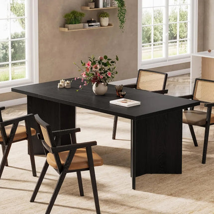 FurnitureZ l  63" Dining Table for 4-6 for Dining Room