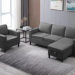 United States / 3 1 Ottoman Grey