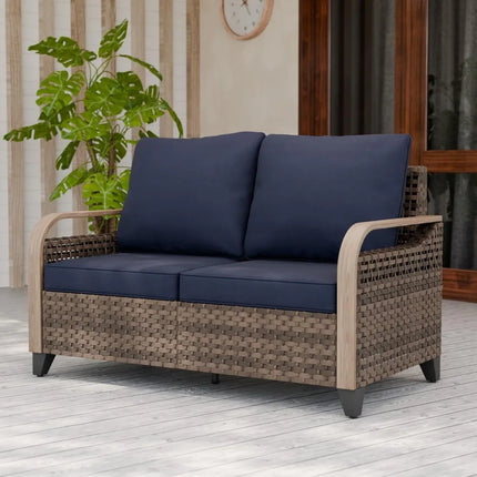 FurnitureZ l  Modern Wicker Outdoor Sofa Set