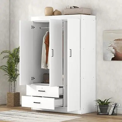 FurnitureZ l  Modern 3-Door Wardrobe for Bedroom