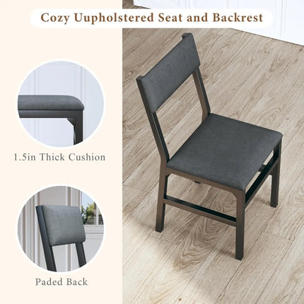 FurnitureZ l  Dining Table Set for 4 for Dining Room