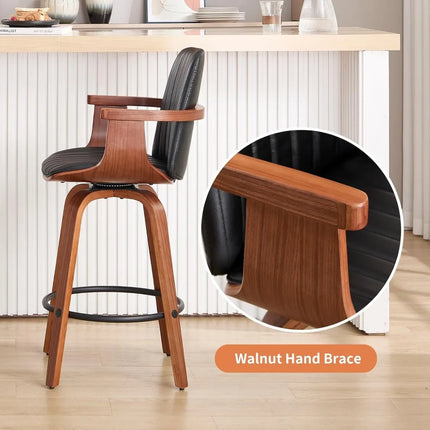 FurnitureZ l  Counter Height Bar Stools Set of 2 for Dining Room