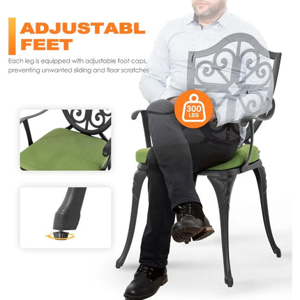 FurnitureZ l  3 Piece Outdoor Bistro Set