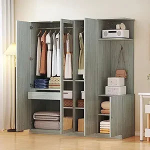 FurnitureZ l  Modern 3-Door Wardrobe for Bedroom
