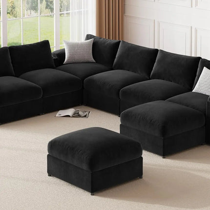 FurnitureZ l  Modular Sectional Sofa Couch for Living Room