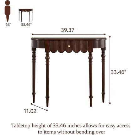 FurnitureZ l  Solid Wood Console Table for Dining Room
