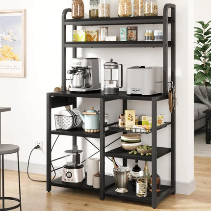 FurnitureZ l  Coffee Station with Storage Drawer for Kitchen, Dining Room